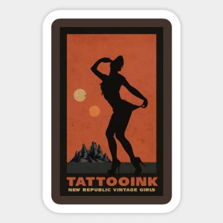 TattooInk Republic Sticker